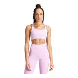 adidas Women's Powerimpact Medium Sports Bra Front_Flat