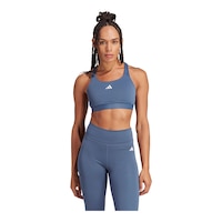adidas Women's TLRDREACT Hi Sports Bra Front_Flat