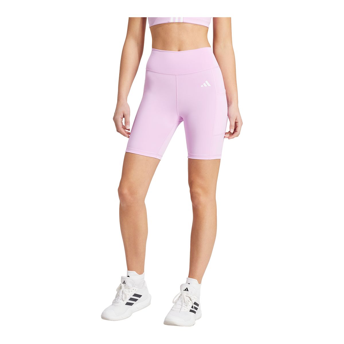 adidas Women's Opt High Rise 7 Inch Bike Shorts