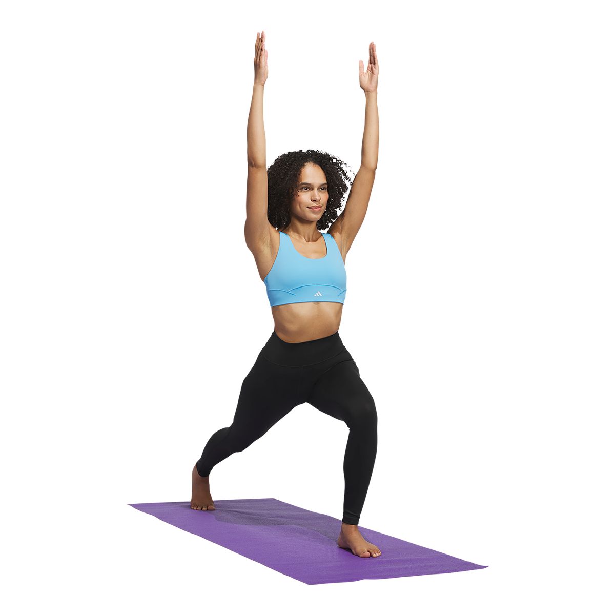 adidas Women's Yoga All Me Lux Medium Sports Bra