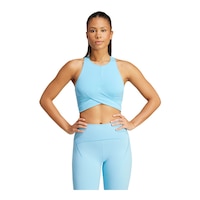 adidas Women's Yoga Adisoft Tank Front_Flat