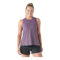 Smartwool Women's Active Mesh High Neck Tank Front_Flat