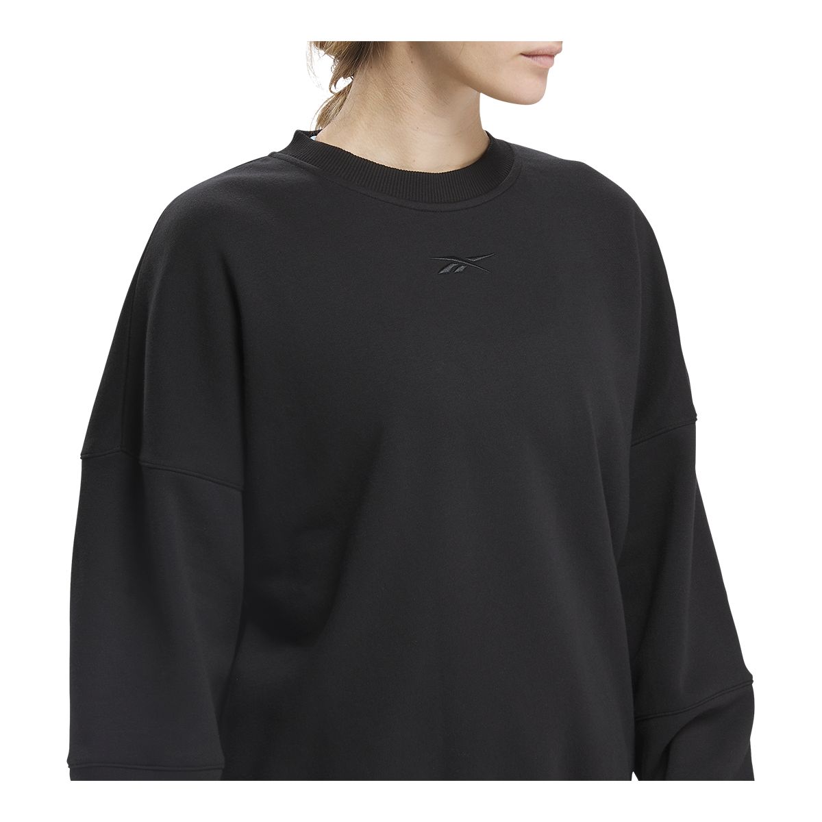 Reebok Women's Lux Fleece Oversized Sweatshirt