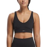 Reebok Women's Lux Dreamblend Medium Sports Bra Front_Flat