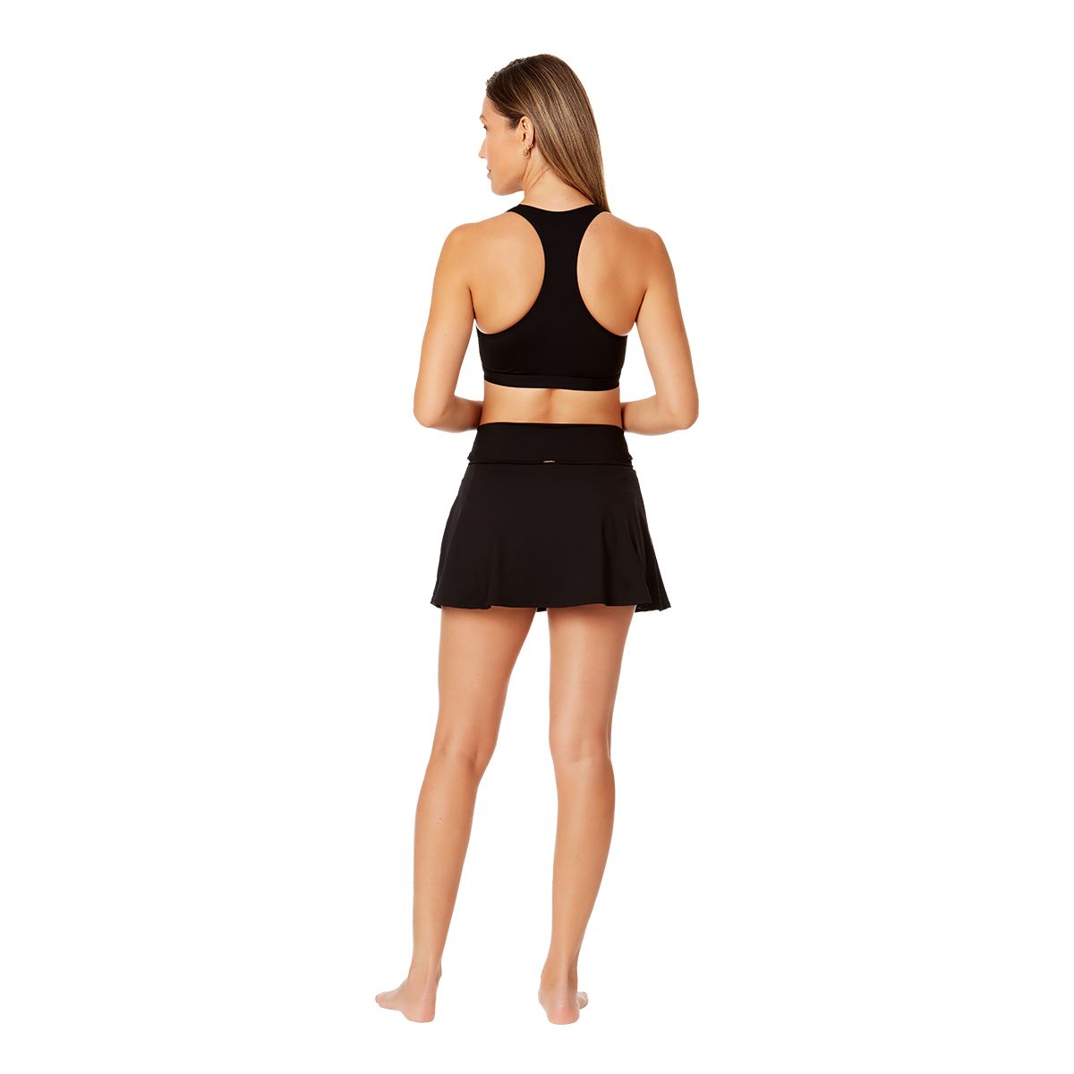Anne Cole Locker Women's Front Zip Racer Back Top
