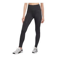 Reebok Women's PP High-Rise 25 Inch Tights Front_Angled_Left