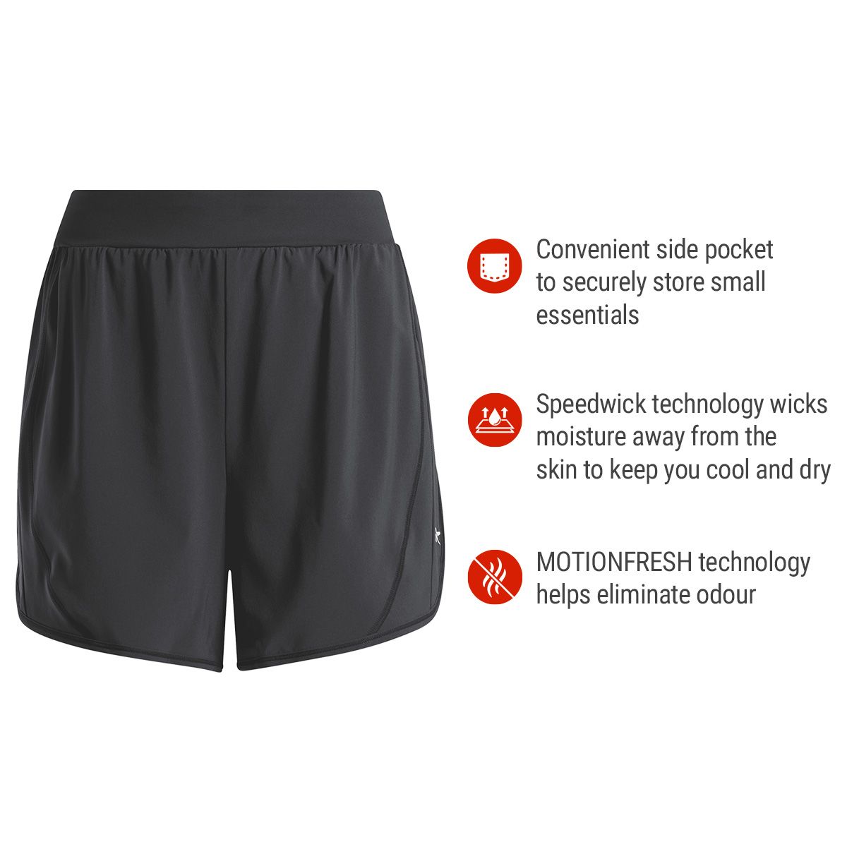 Reebok Women's Lux High-Rise Bike Shorts