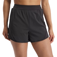 Reebok Women's Lux Woven Shorts Front_Angled_Right