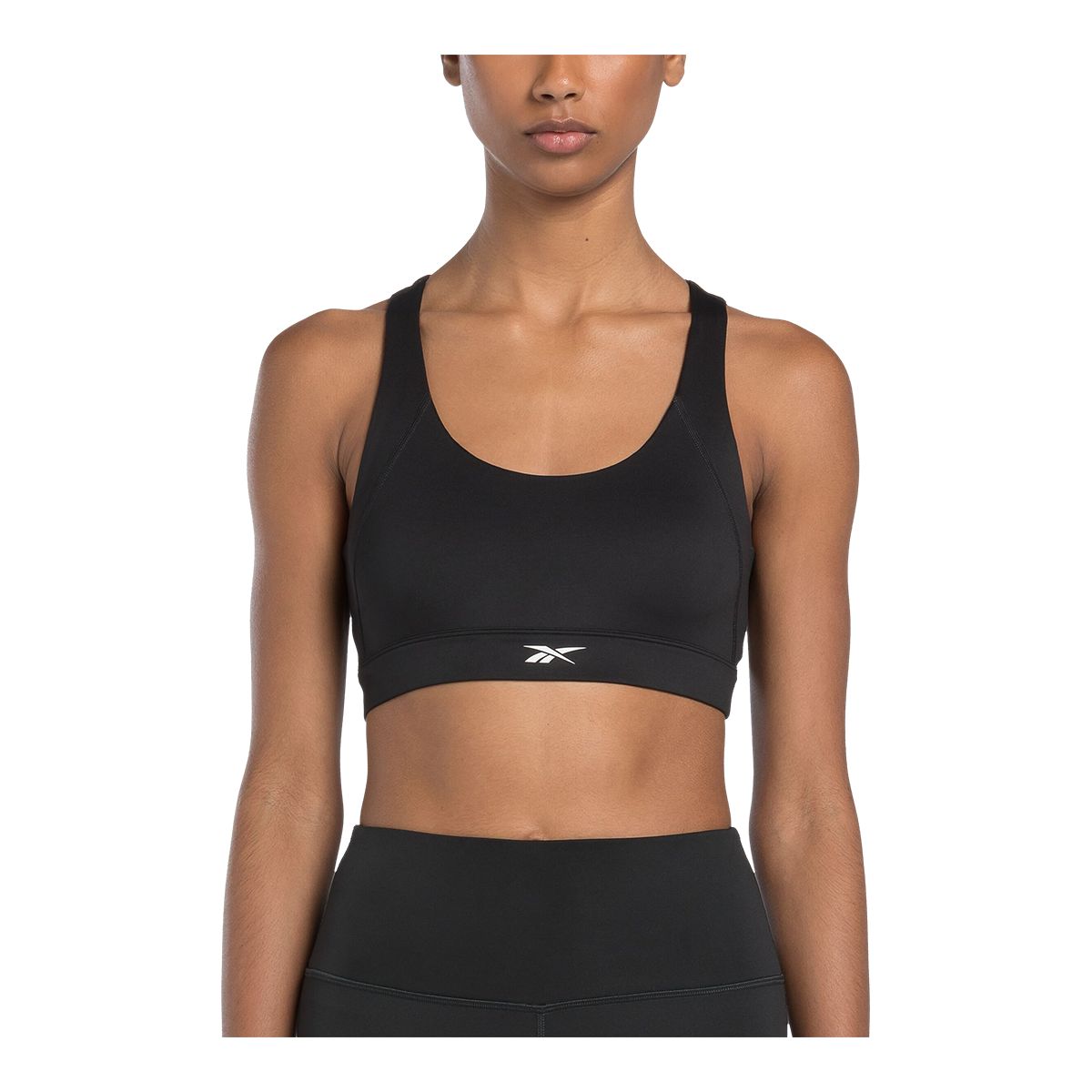 Reebok Women's Identity TR Racer Mid Sports Bra
