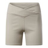 Reebok Women's Studio Rib High-Rise Bike Shorts Front_Flat