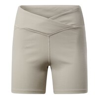 Reebok Women's Studio Rib High-Rise Bike Shorts Front_Flat