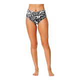 Anne Cole Locker Women's Softcross Midrise Swim Bottom Front_Flat