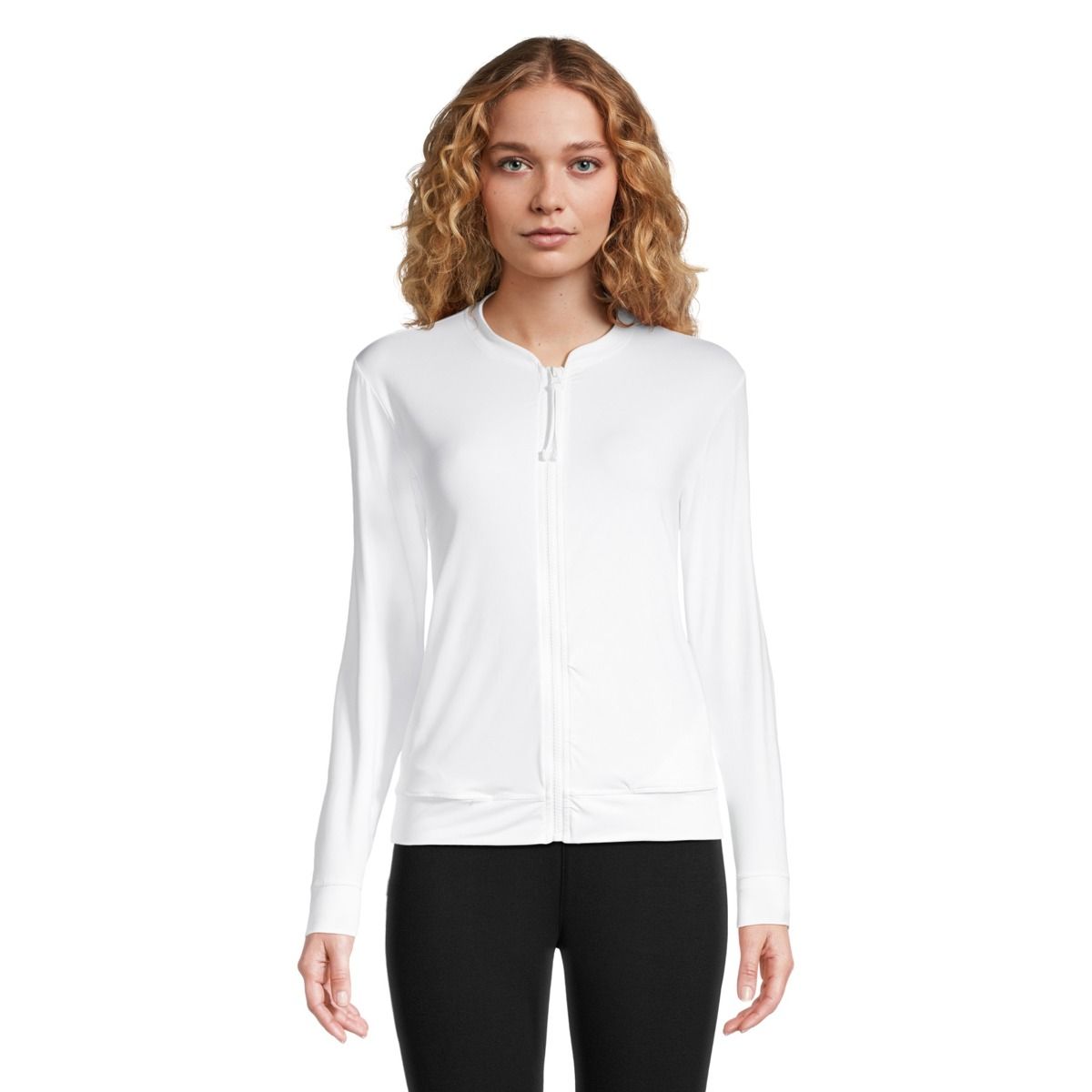 Anne Cole Locker Women's Long Sleeve Front Sun Jacket