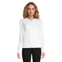Anne Cole Locker Women's Long Sleeve Front Sun Jacket Front_Flat