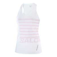 Salomon Women's Sense Aero Singlet Front_Three_Fourths_Angled_Left