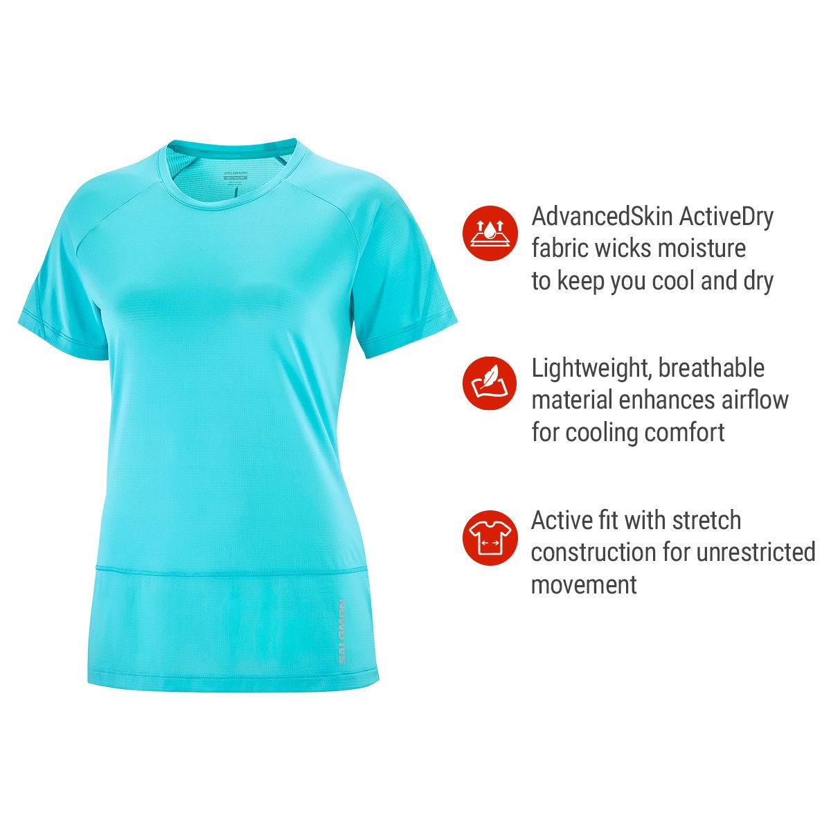 Salomon Women's Cross Run T-Shirt