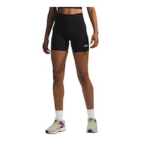 The North Face Women's Elevation Flex Tight Shorts Front_Angled_Left
