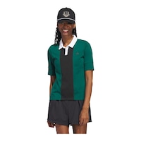 adidas Golf Women's Go-To Polo T Shirt Front_Angled_Left