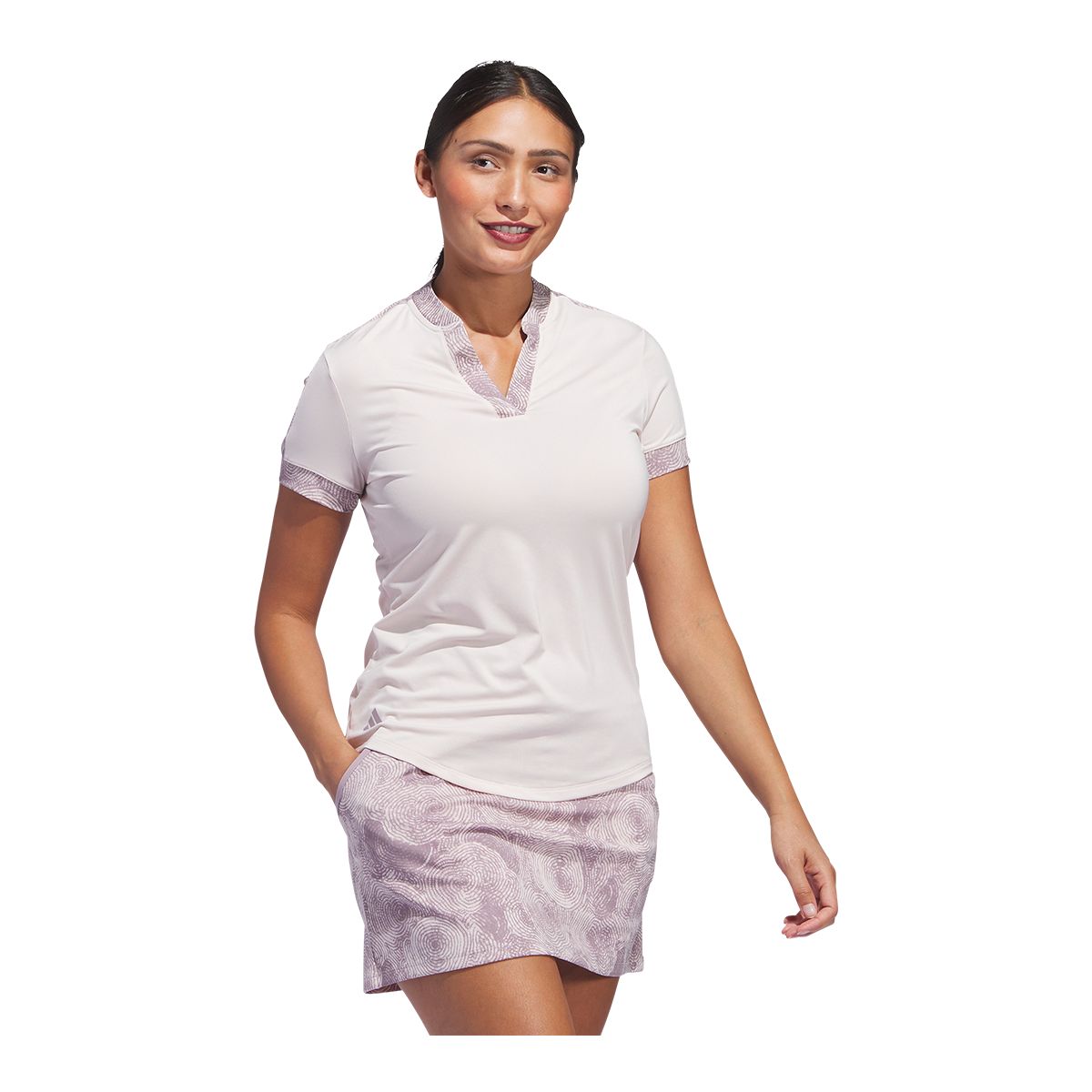 adidas Golf Women's Ultimate C Printed Polo T Shirt