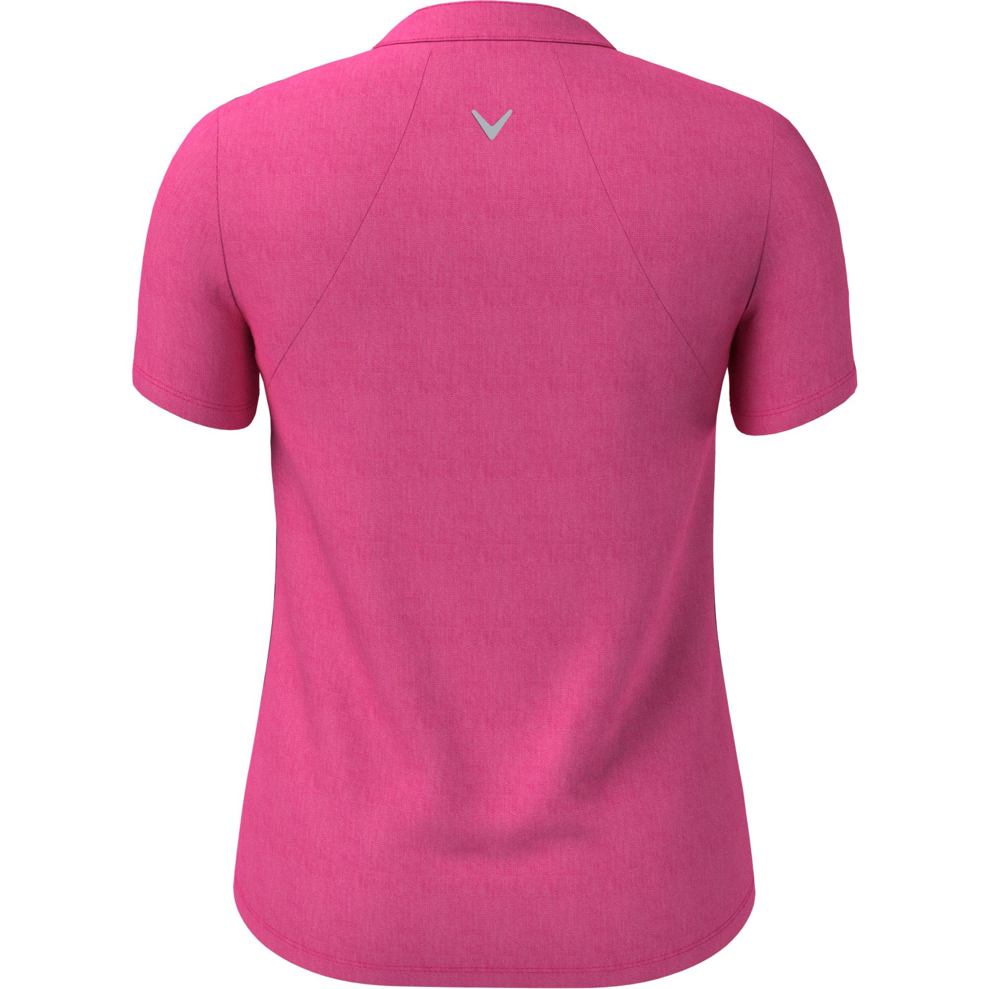 Callaway Women's Tonal Textured Heather Polo T Shirt