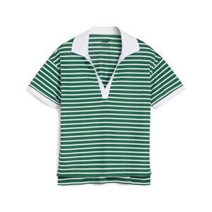 PUMA Women's Everyday Stripe Pique Polo T Shirt