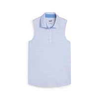 PUMA Women's Mattr Deco Polo Tank Front_Flat