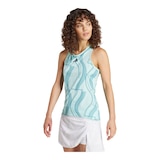adidas Women's Club Graphic Tank Front_Angled_Left