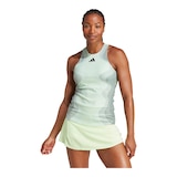adidas Women's Airchill Pro Y-Tank Top Front_Angled_Left