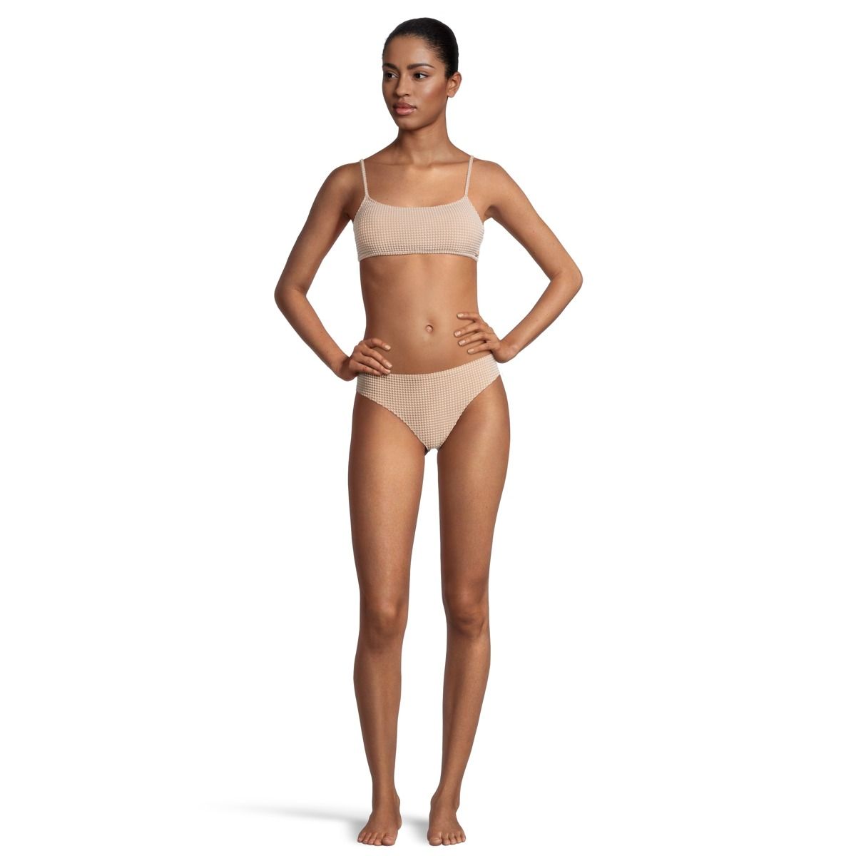 ROXY Women's Gingham Hipster Bikini Bottoms