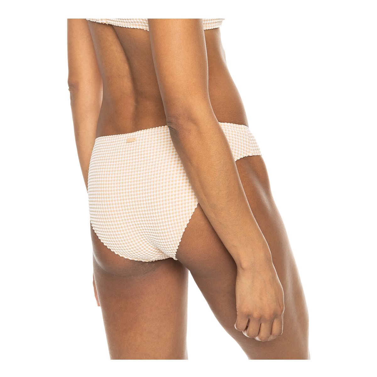 ROXY Women's Gingham Hipster Bikini Bottoms