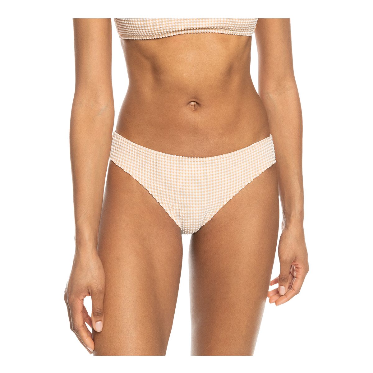 ROXY Women's Gingham Hipster Bikini Bottoms