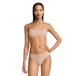 Roxy Women's Gingham Bralette Bikini Top