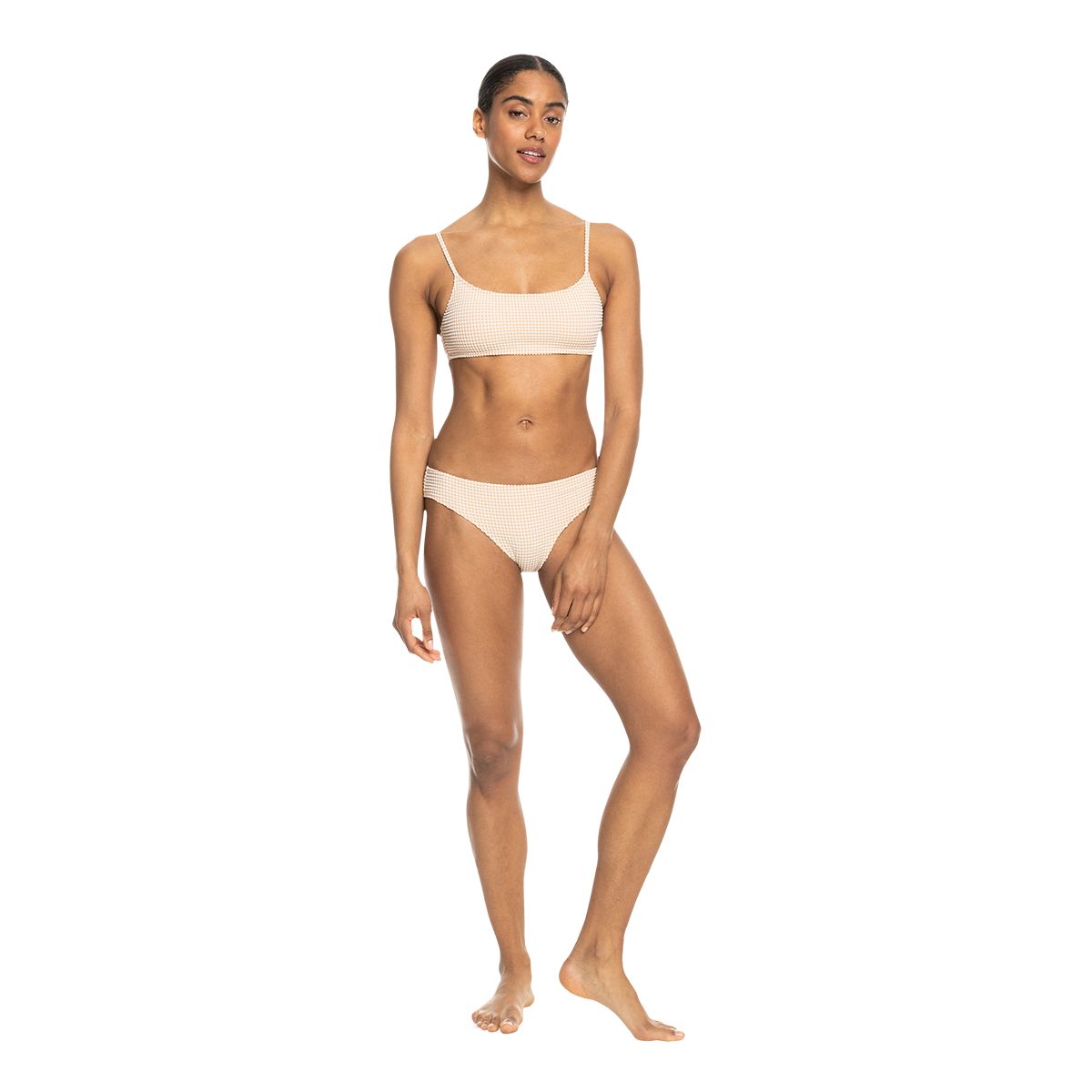 Roxy Women's Gingham Bralette Bikini Top
