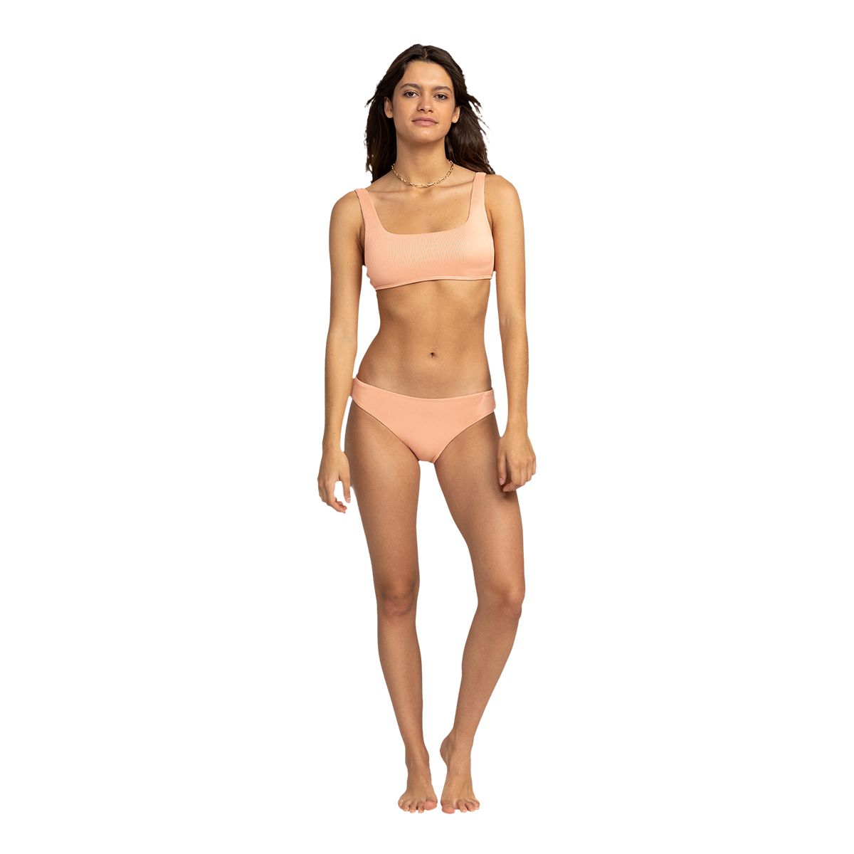 Roxy Women's Ribbed Love The Glassy Bikini Top