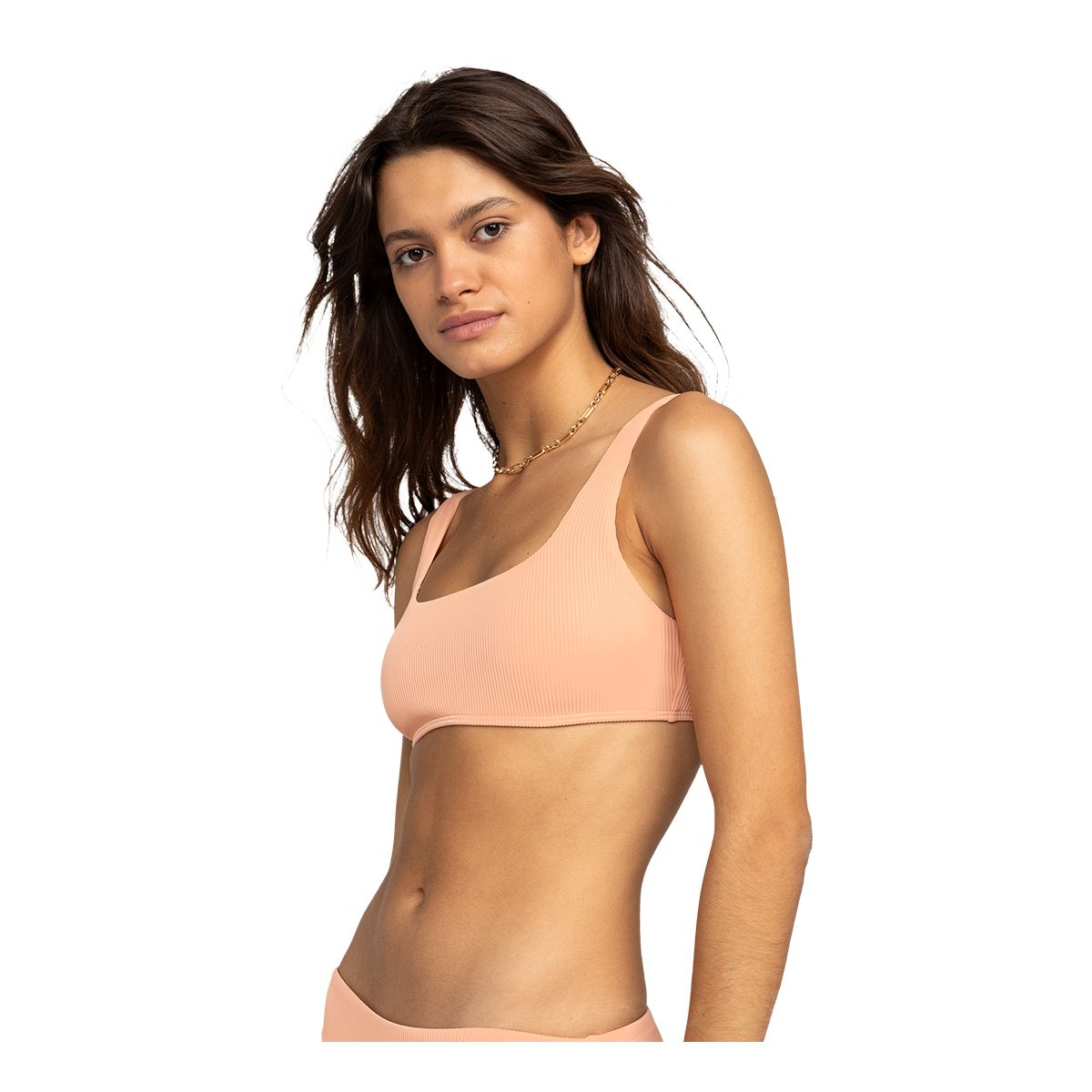 Roxy Women's Ribbed Love The Glassy Bikini Top