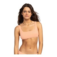Roxy Women's Ribbed Love The Glassy Bikini Top Front_Flat