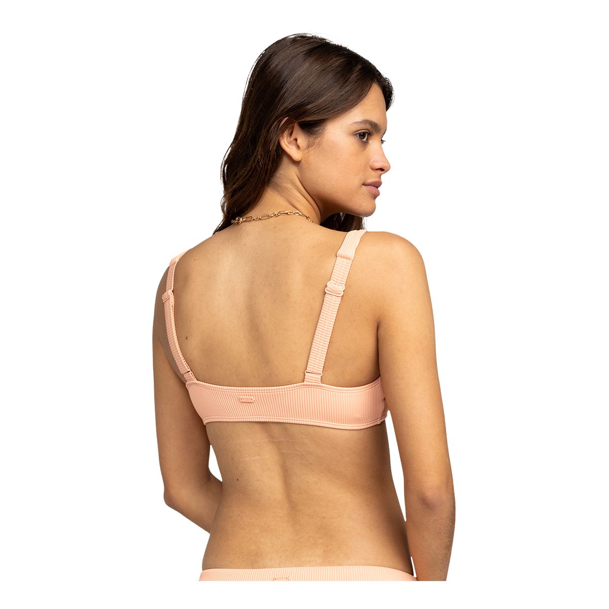 Roxy Women's Ribbed Love The Glassy Bikini Top