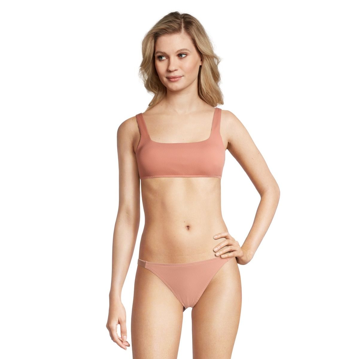 Roxy Women's Ribbed Love The Glassy Bikini Top