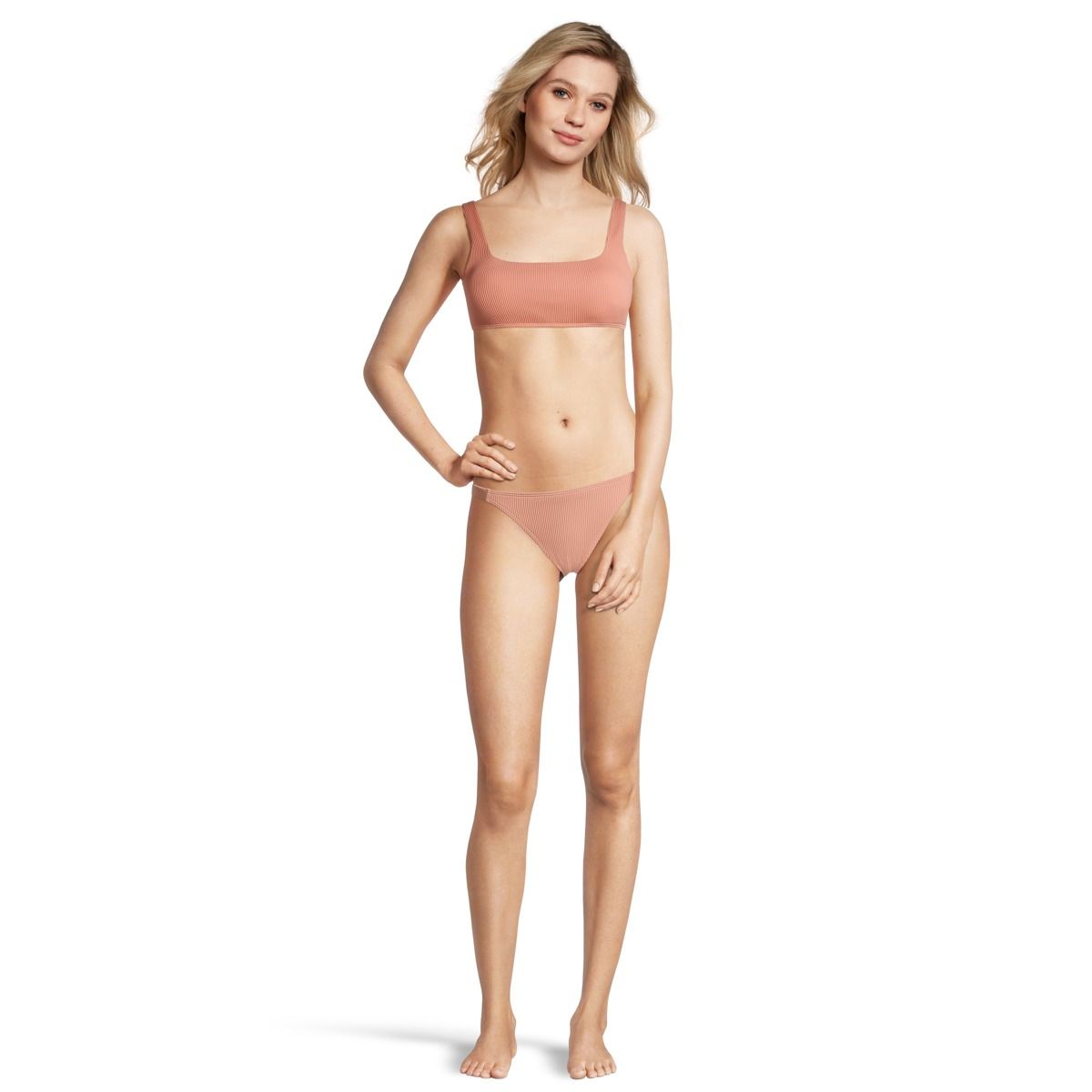 Roxy Women's Ribbed Love The Glassy Bikini Top