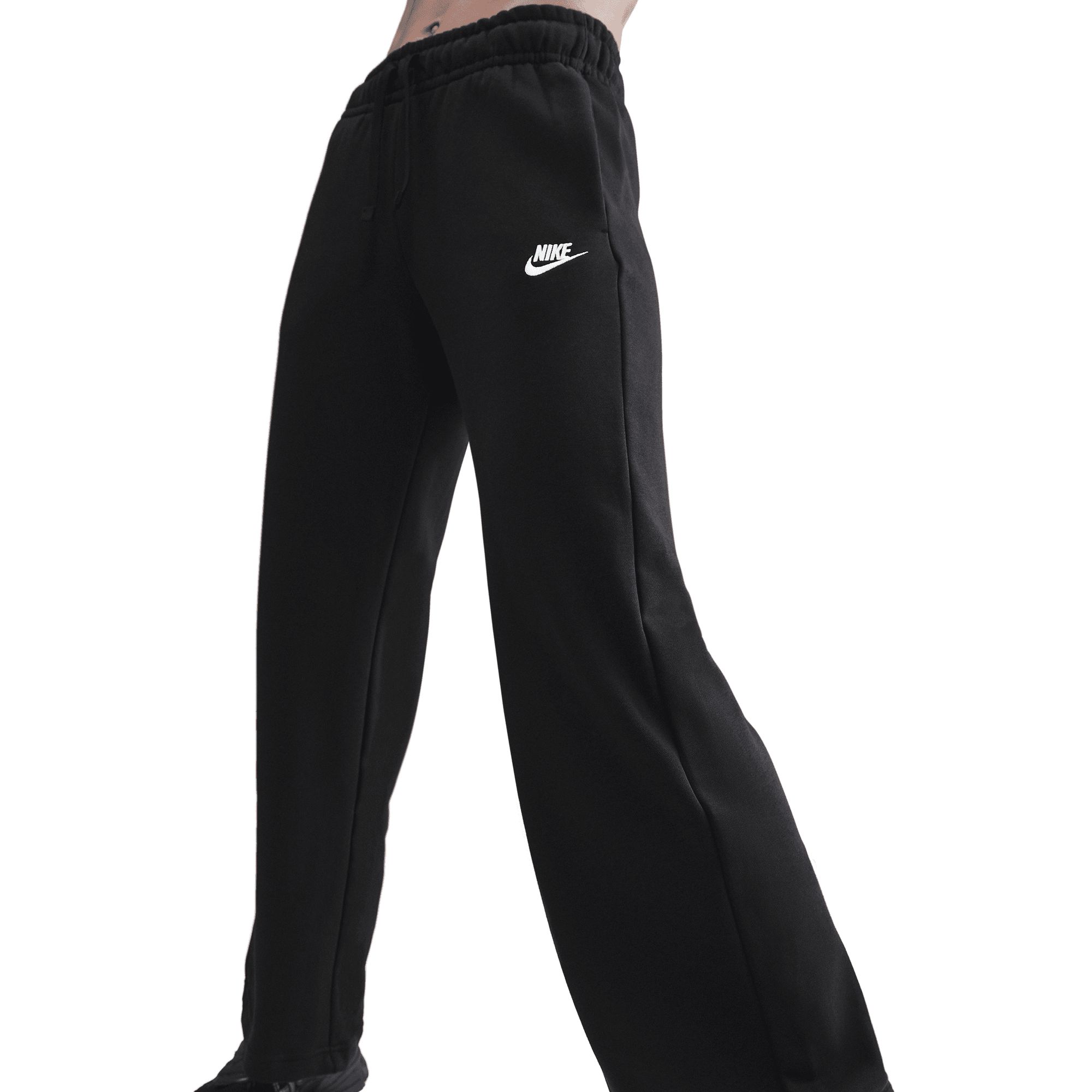 Nike Women's Club Fleece Mid-Rise Wide Pants
