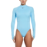 Nike Women's Hydralock Fusion Long Sleeve Rashguard Front_Flat