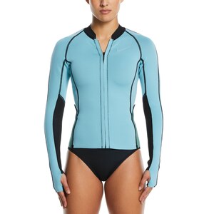 Nike Women's Fusion Wild Water Reversible Long Sleeve Rashguard