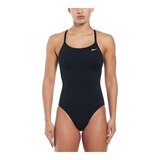 Nike Women's Lace Up Back One Piece Swimsuit Front_Flat