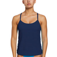 Nike Women's Essential Layered Tankini Front_Flat