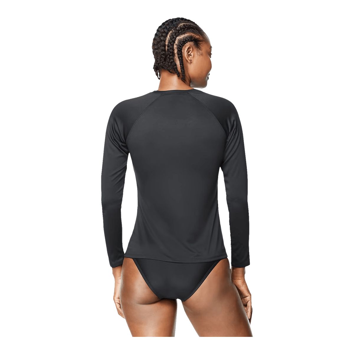 Speedo Women's Long Sleeve Rashguard Swim T Shirt