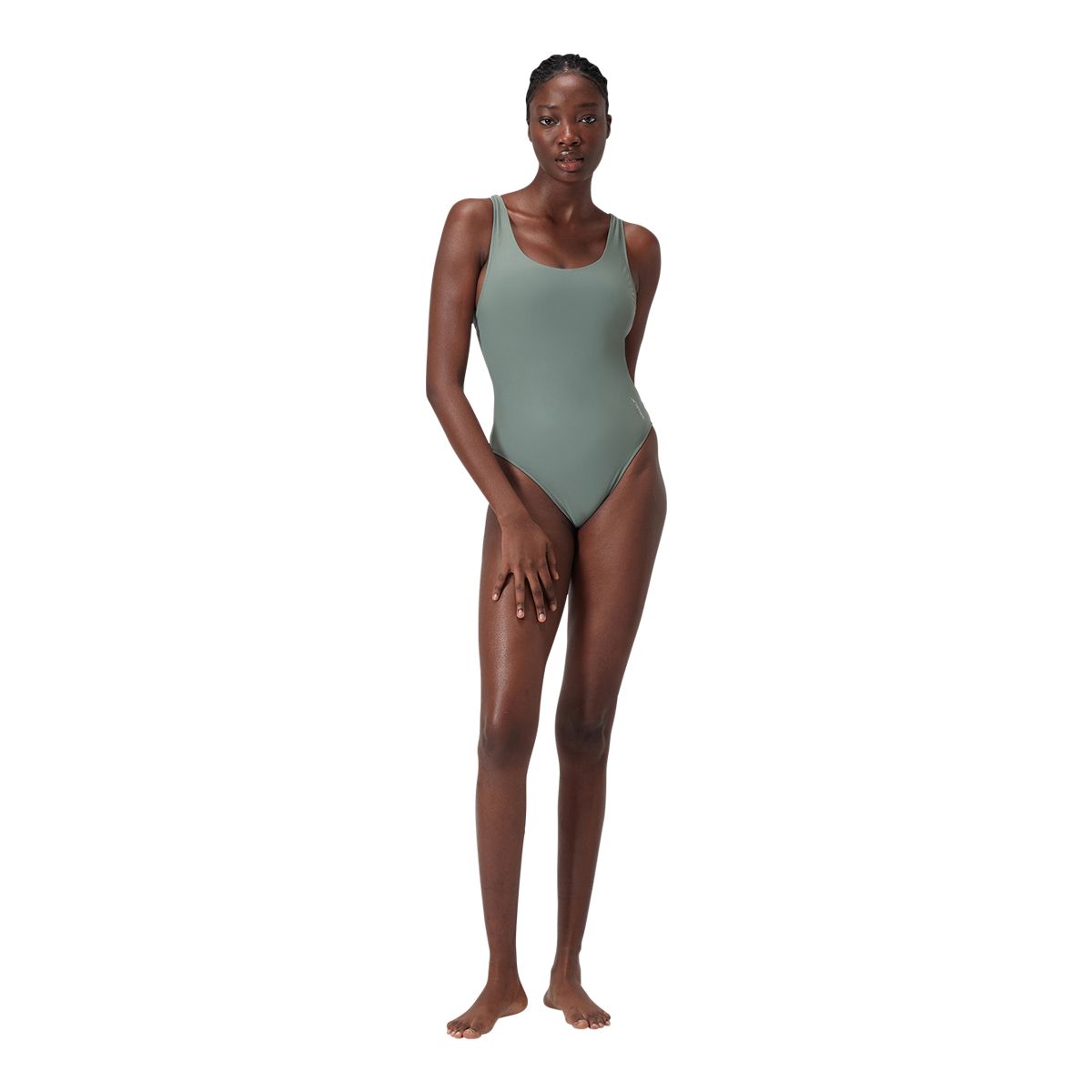 Speedo Women's Sis Mesh Scoop Neck One Piece