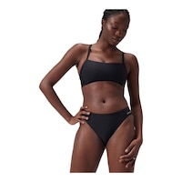 Speedo Women's SIS Solid Classic Swim Bottom Front_Flat
