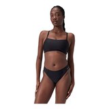 Speedo Women's SIS Solid Racerback Crop Swim Top Front_Flat