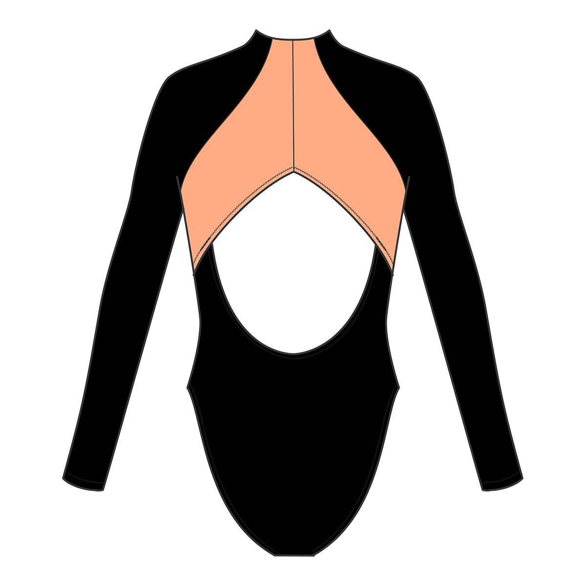 Speedo Women's SIS Colorblock Zip Rashguard