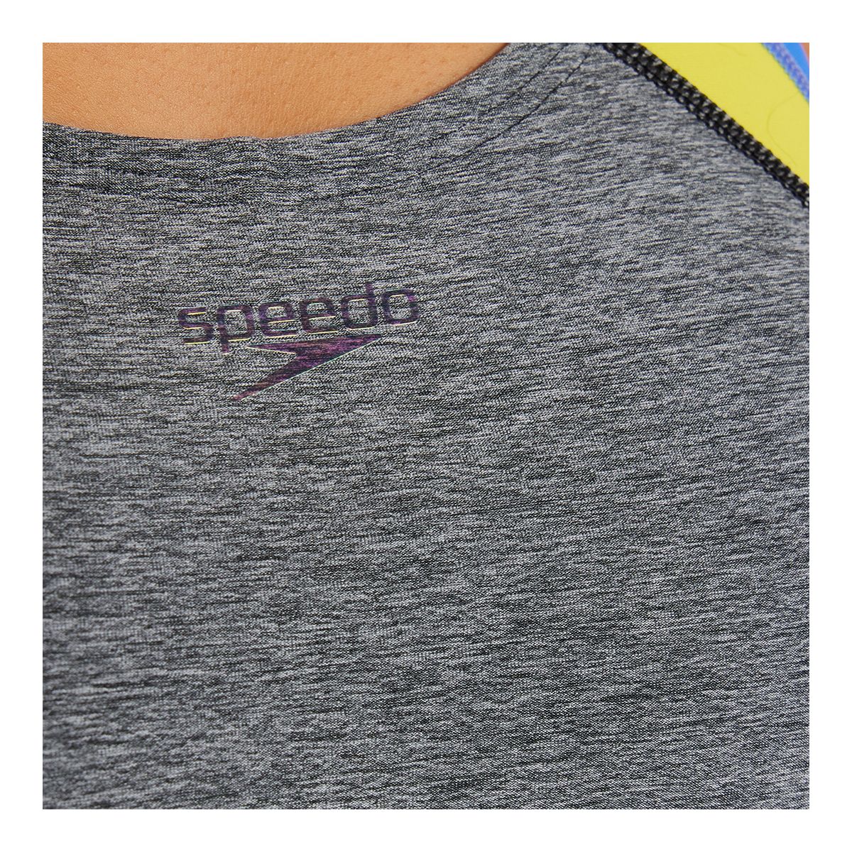 Speedo Women's Quantum Fusion Slice Heather One Piece